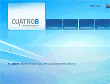Tablet Screenshot of cuatrob.com